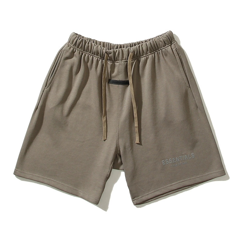 FOG двойная линия ESSENTIALS Meishi спортивные шорты повседневные пять четвертей штаны уличные хай-стрит свободные длинные шорты