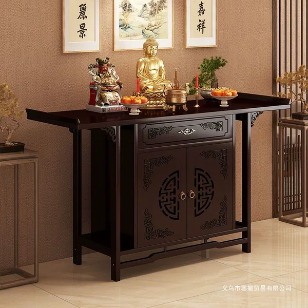 New Chinese-style altar table, altar table, Eight Immortals table, altar table, incense table, Buddhist altar, home incense table, altar table, Buddhist niche cabinet, god niche