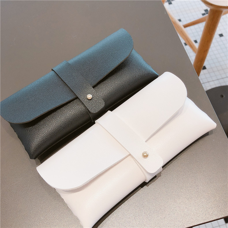 Student frame buckle rope lightweight new retro cute simple creative portable storage cute box myopia glasses case