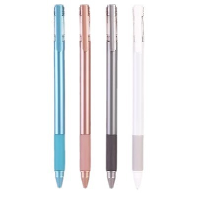 A08 bolígrafo de aguja completo con tapa de extracción, bolígrafo de firma a base de agua fresco, negro, 0.5mm para estudiantes de oficina