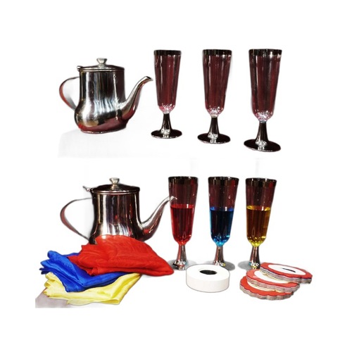 G0600 Magic Pot Liquid Color Changing King Magic Liu Qian Spring Festival Gala Stage Magic Props Wholesale