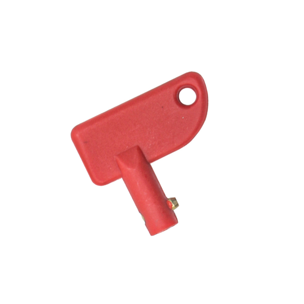Red Mini Battery Disconnect Switch Spare Key for Cars, Boats, Trucks_voghion.com