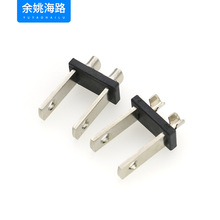 日式两插支架 电源五金插头配件 两芯插头内架 源头厂家