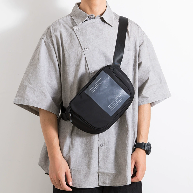 Japanese one-shoulder bag for men and women, chest bag for leisure, sports shoulder bag