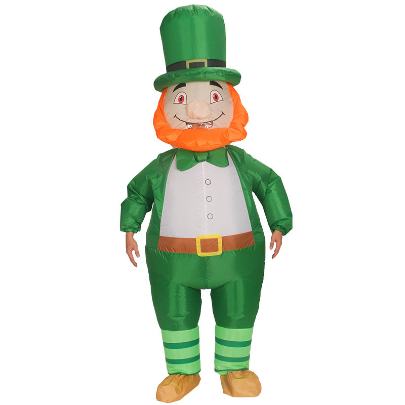 Elfo irlandés hombre de pelo verde