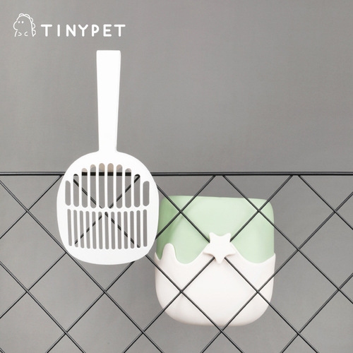 Tinypet ice cream cat litter shovel set poop shovel combination pet cleaning cat supplies cat poop shovel