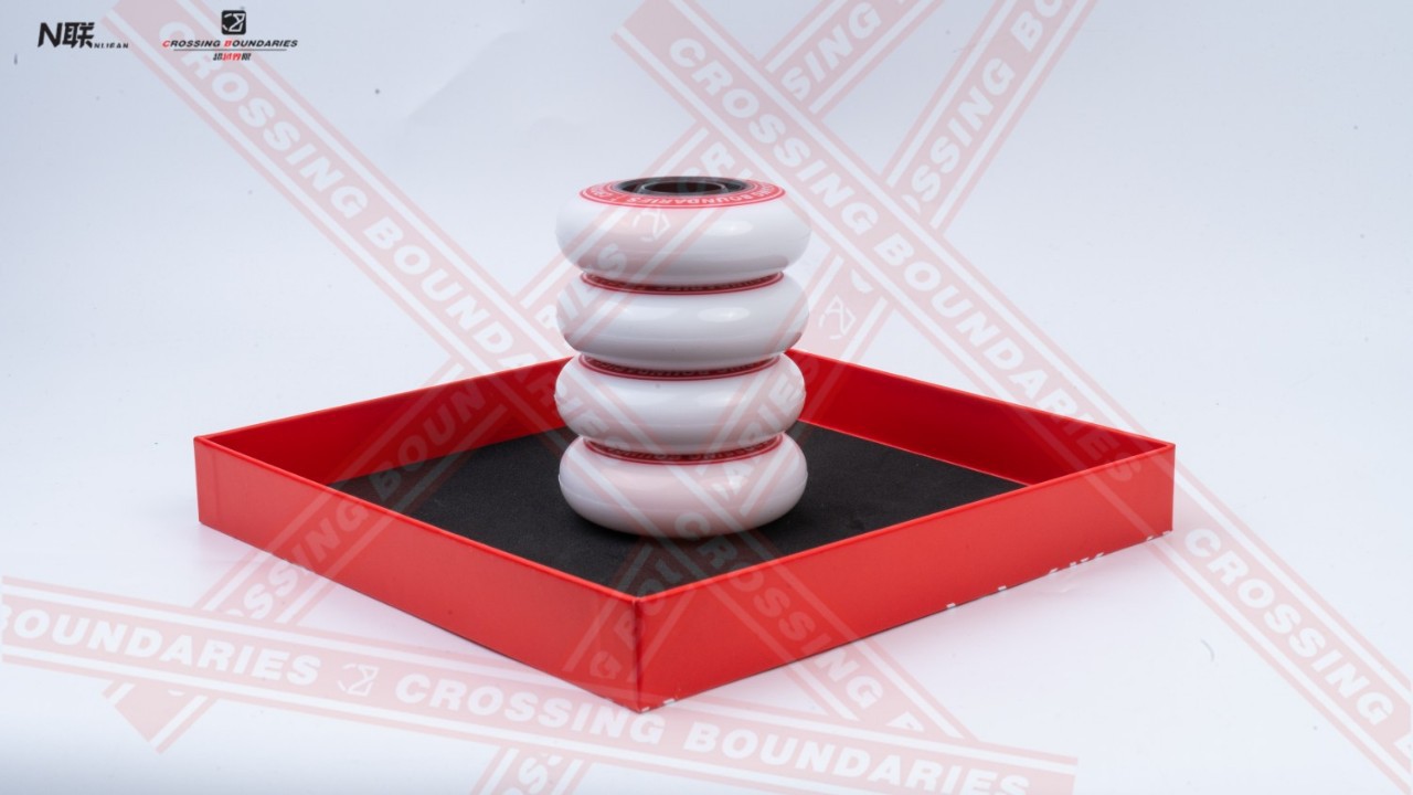 Seba Cb Ribbon Roller Skates Wheels High Elastic Flat Flower Wheels Kidsren's Adult Skates Wheels