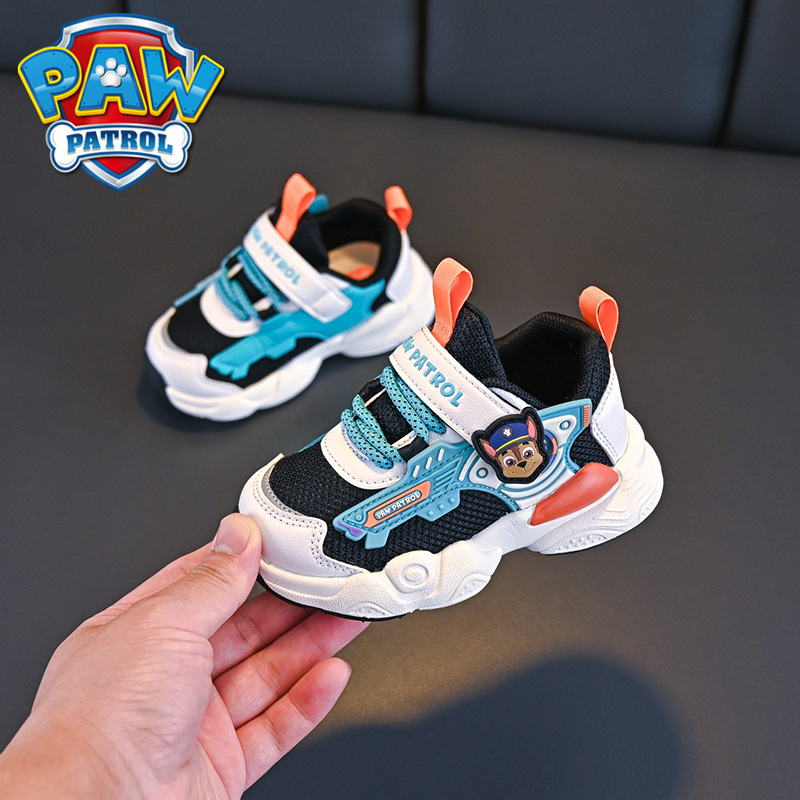 Paw Patrol Children's Shoes for Boys, Spring/Summer 2026 New Model, Breathable Mesh Functional Sports Shoes, Casual Non-Slip