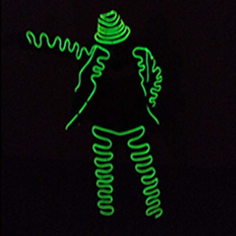 Fluorescente danza ropa el luminoso LED noche Show Jiangnan estilo etapa rendimiento apoyos
