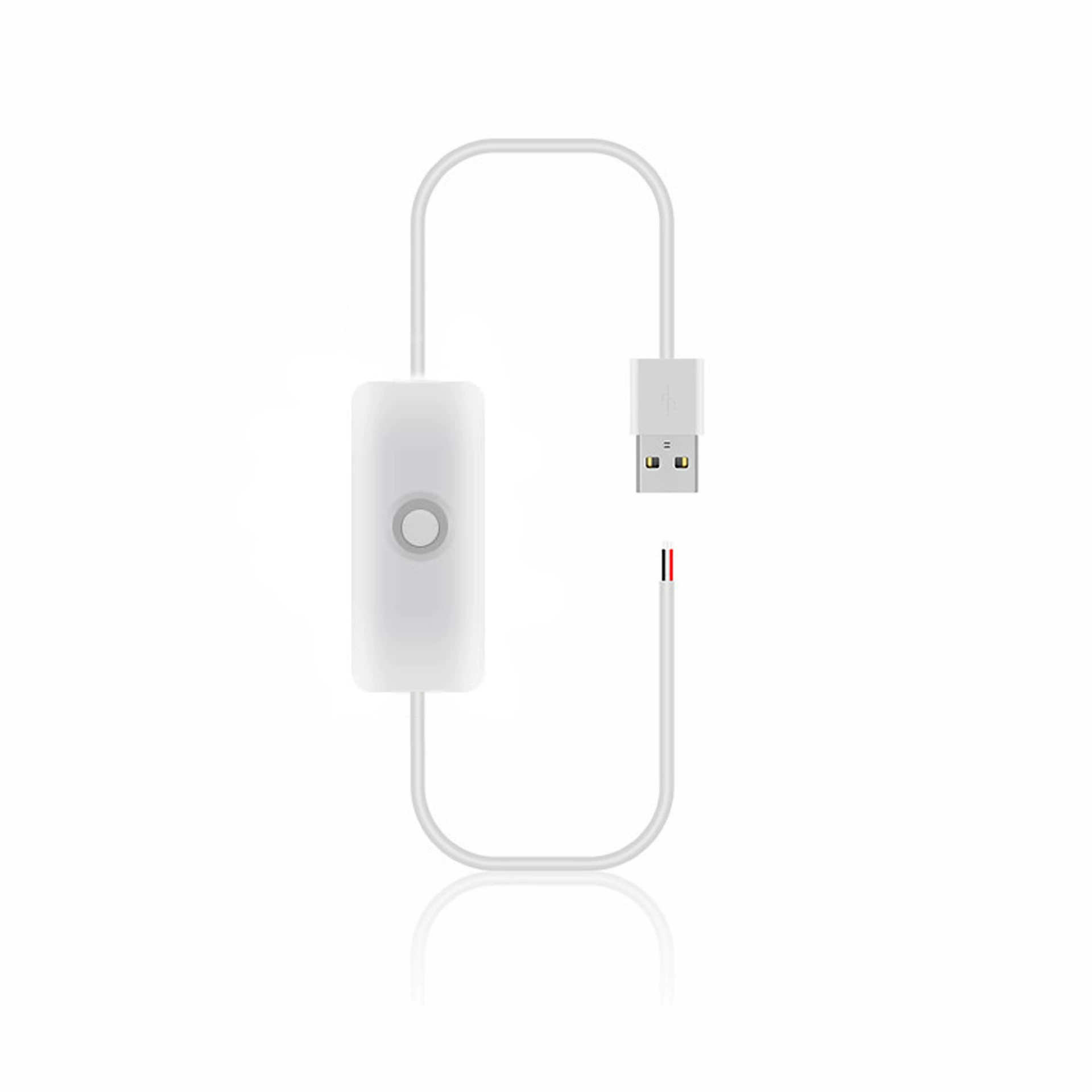 USB линий включения 501 USB затемнение провод USB двойной цвет бесцветный световой регулировка 1-метровый провод рукав переключатель