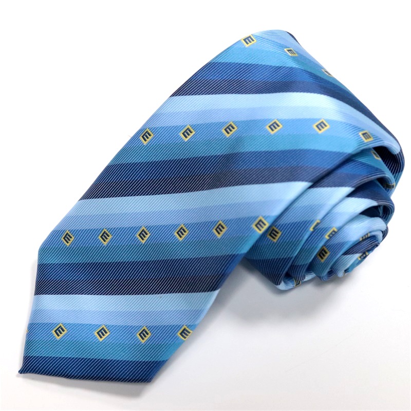 Senior business hand-made blue striped Shaoxing Shengzhou men's tie men's suit formal college style foreign trade wholesale_voghion.com