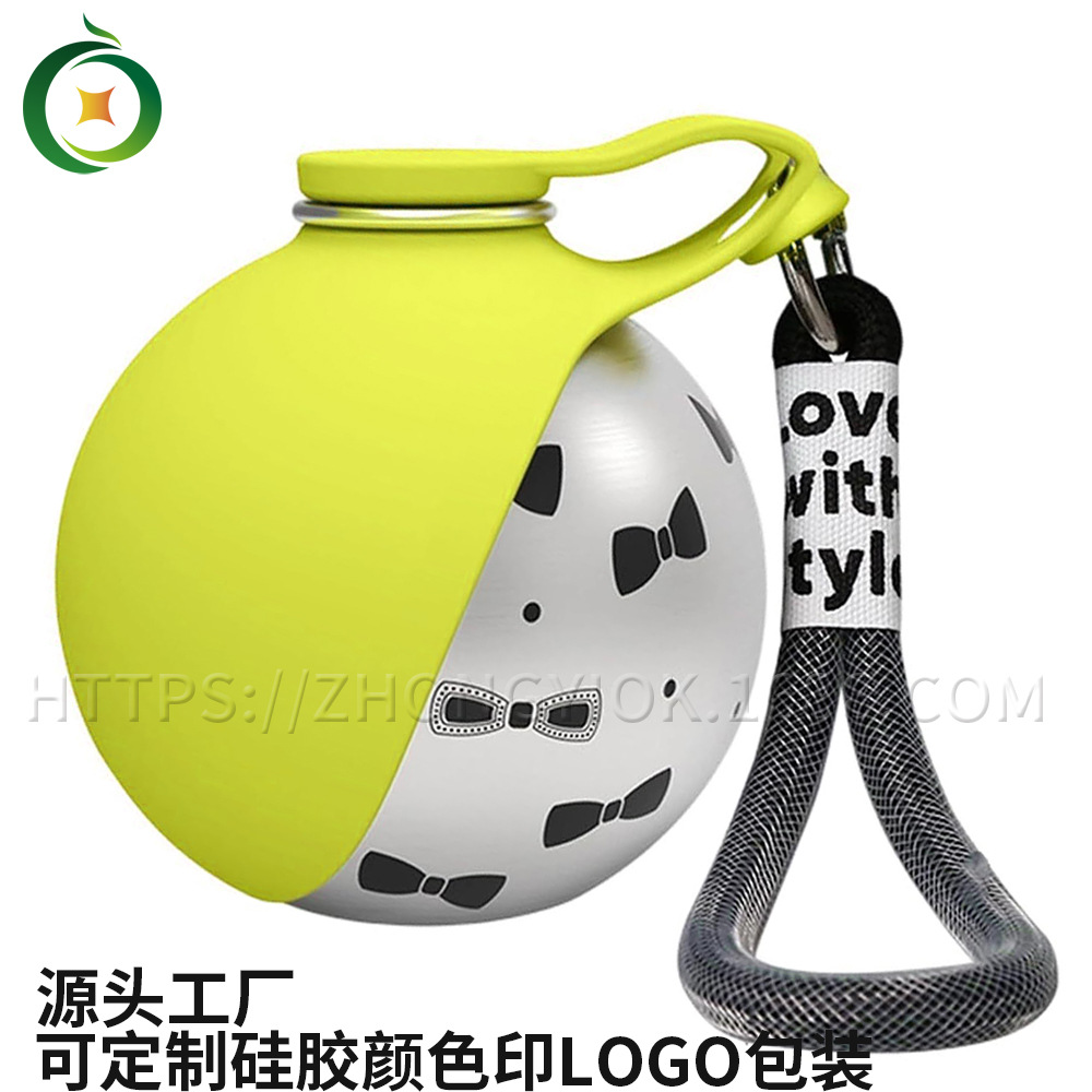 Cerveza de acero inoxidable para mascotas plegable cerveza de silicona para perros y gatos alimentadores de agua al aire libre cerveza de agua portátil para pasear perros