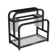 加工定制不锈钢刀架厨房大容量多款式碗架台面碗碟盘刀具收纳架