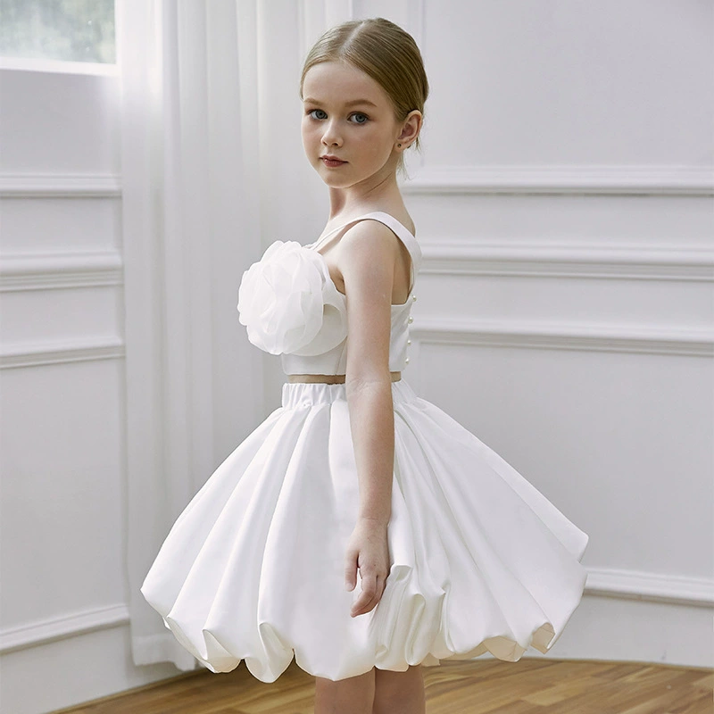 Детское платье, элитный маленький prinsess костюм, комплект, (跨境贸易), цветочное, подарок на день рождения