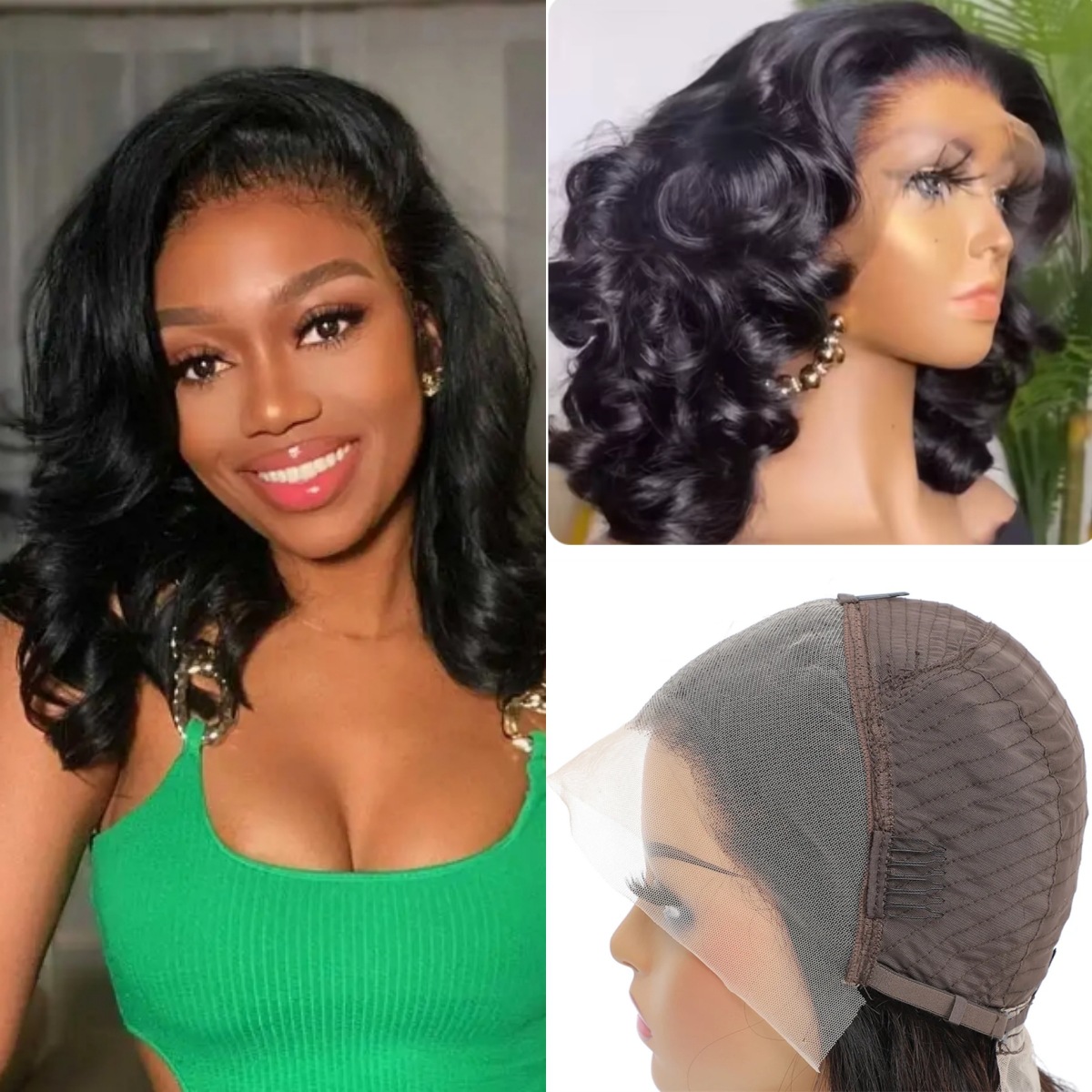 Loose Wave Lace Front Wigs Human Hair 200% Density 13x4 