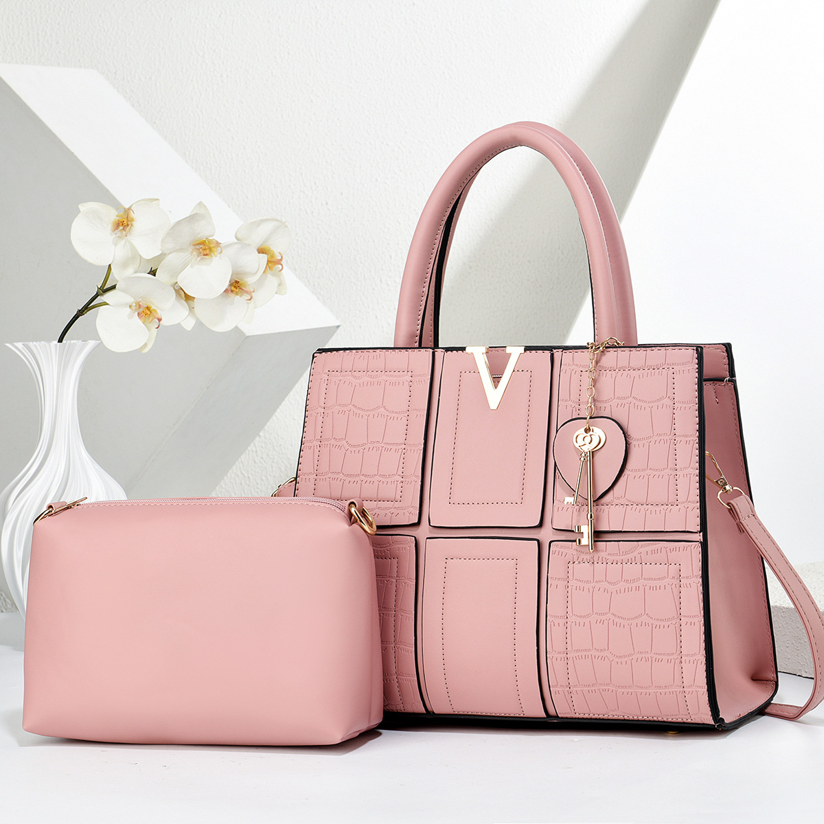 Bolsas de dos piezas, bolsas de mano de gran capacidad, bolsas de hombro de moda, bolsas de mochila casuales, bolsas transfronterizas