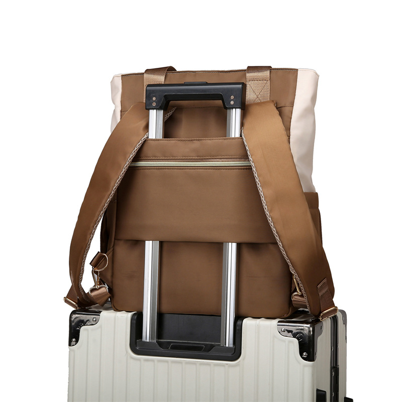 New fashionable and multi-functional mom bag, large-capacity mother and baby bag, travel backpack, single-shoulder bag, handbag Application Scenario