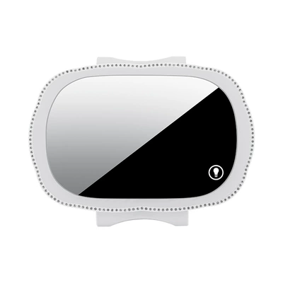 shatterproof LED light touch goddess | Sun visor rearview mirror