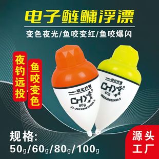 Color-Changing Luminous Fishing Float with Gravity Sensing, Large-Capacity Electronic Float, Ultra-Bright Night Fishing Float for Carp and Bighead Carp, Suitable for Both Day and Night Use