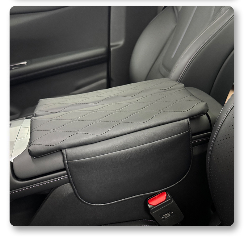 Specially Used for Dark Blue Sl03/L07 Central Armrest Box Heightening Pad Central Control Protection Pad Interior Supplies Embroider Decoration