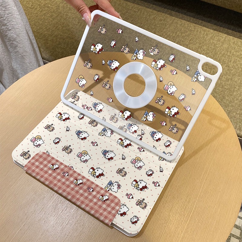 Suitable for Ipad11 Generation Protective Case Air11 Magnetic Suction 720 Rotation Mini7 Tablet Case Air5 Split Pro 11inch