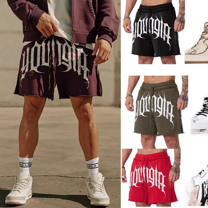 Youngla New American-Style Men's Shorts Jogger Sports Fitness Cotton Five-Point Pants Casual Trendy Quick-Dry