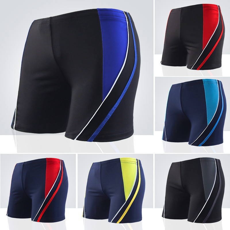 Pantalones Cortos de Natación para Hombre de Poliéster, De Secado Rápido, para Playa y Natación