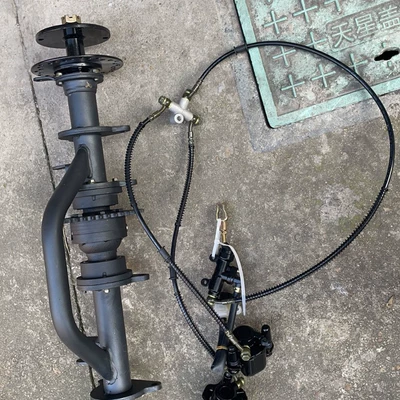 Rear Axle Double Disc — Motorcycle frame