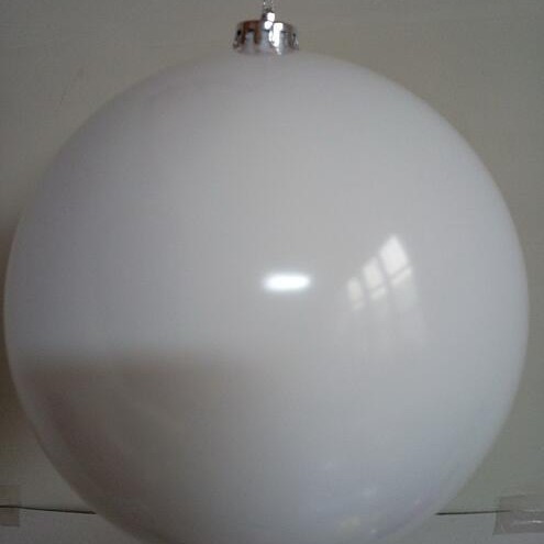 Cross-Border New Christmas Ball White Ball Bright Matte Glitter Pendant Decoration Tree Decoration Color Ball Wave Ball 3-60