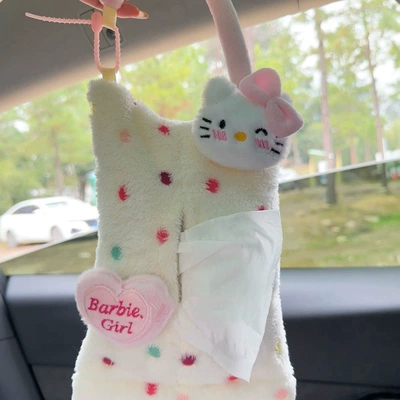 Cute Kitty Cat Car Tissue Box, Car tissue box/set - kt-cat-tissue-box-type-b