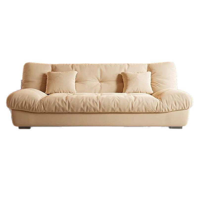 Cloud Sofa Living Room 2025 Small Apartment French Sofa Bed Folding Dual-Use Double Fabric Small Sofa Cream Style 5