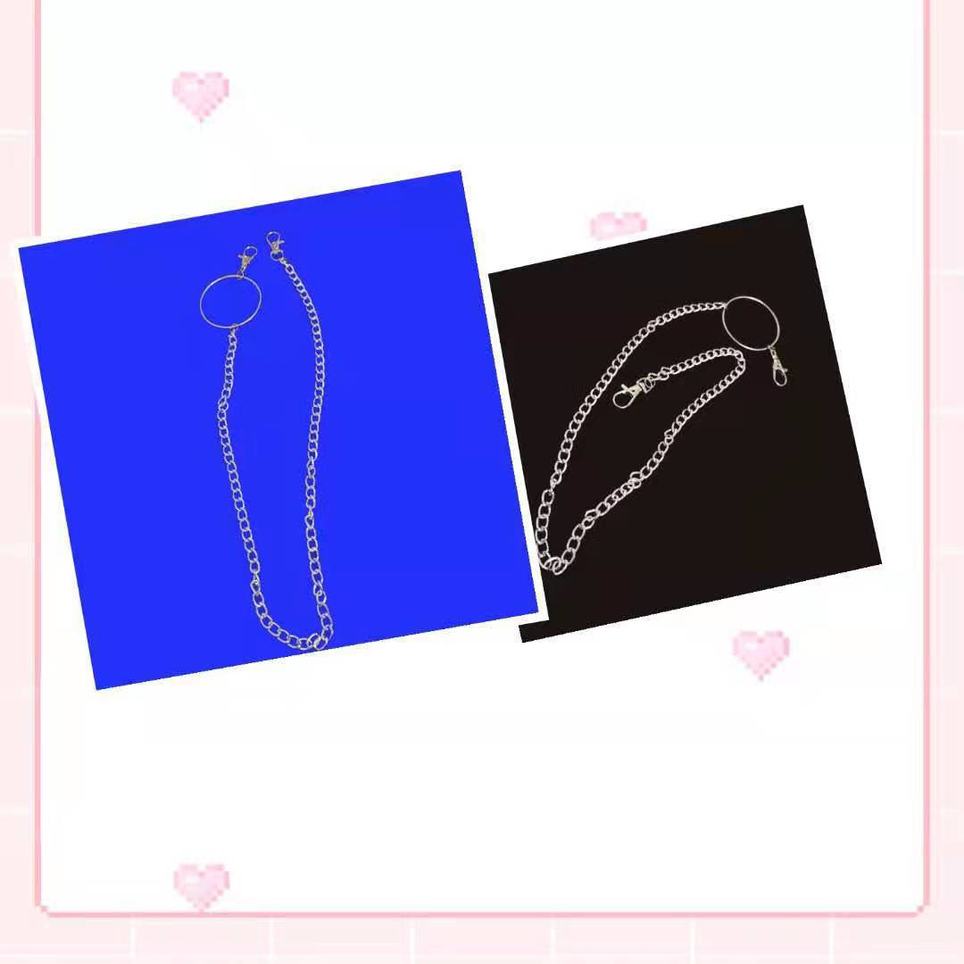 Rock Circle Men And Women Hip Hop Punk Metal Ring Pants Waist Chain Trendy Jeans Accessories Pendant_voghion.com