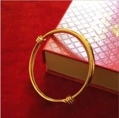 Micro sourcing Vietnam Shakin Euro coins Bracelet Gold Hand ring Round Bracelet direct deal Jewelry