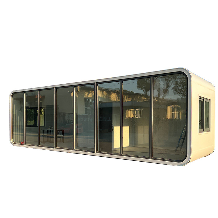 Casa de familia al aire libre, sala de sol, sala de actividades, fábrica de salón de cabina de manzana, área escénica de campamento, almacén de Apple, oficina móvil