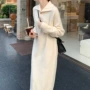翻领秋冬新款宽松连衣裙
