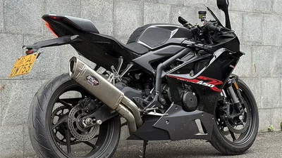Suitable for motorcycle Excelle 450RR exhaust pipe modification Excelle 450RR side row double pipe 76 thick pipe tail section (Motorcycle exhaust pipe) - kaiyue-450rr-side-row-double-pipe-middle-tail-section-if-you-have-purchased-our-full-section-before-you-can-sell-this-separately