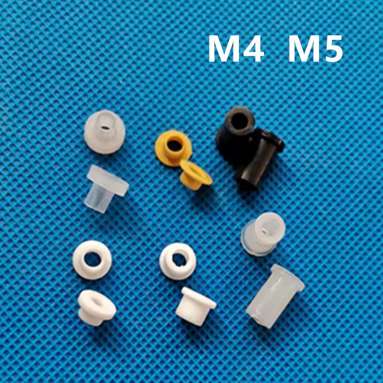 M4M5尼龙塑料垫圈台阶垫片绝缘粒子护线圈螺丝套管凹凸垫高衬套