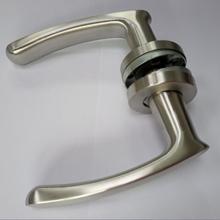 304不锈钢精铸铸造实心门把手工程门用五金拉手 防盗门大门执手