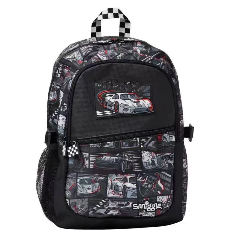 Mochila infantil australiana Smiggle caricatura multifuncional cremallera reductora de compresión mochila de la escuela primaria mochila bolsa ocio