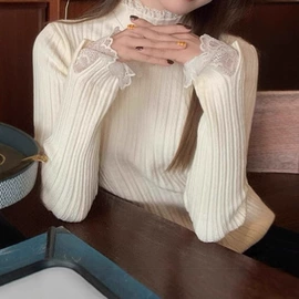 女式针织衫;毛衣;半身裙