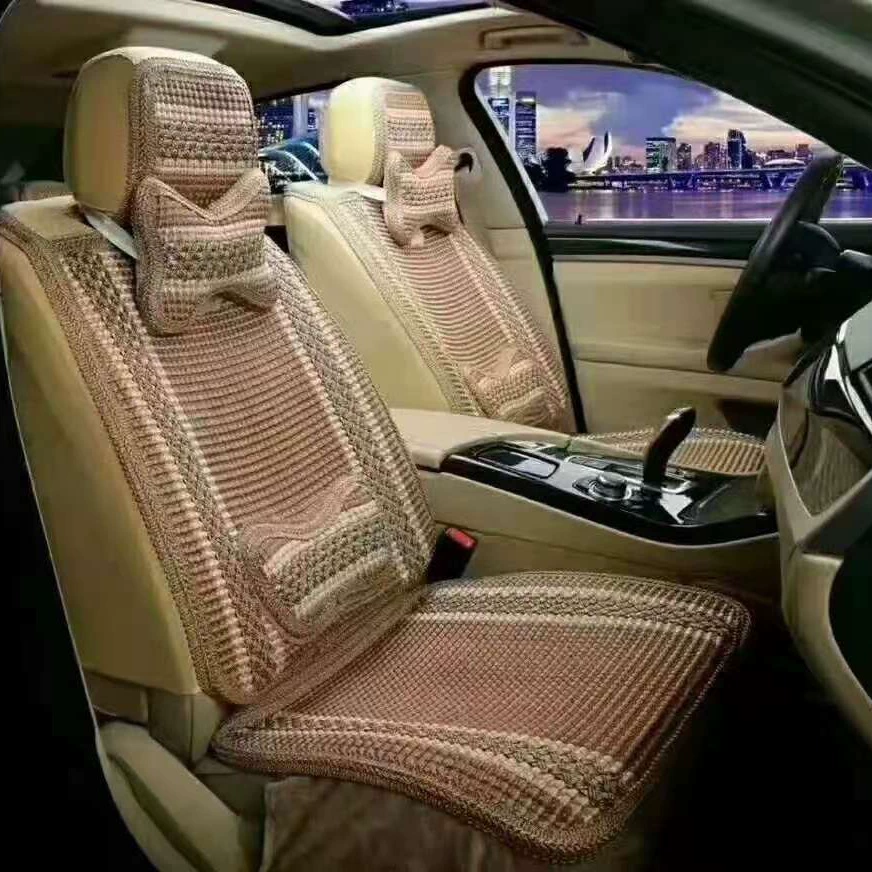 Подушки сиденья автомобиля пара высокая эластичная хлопковая Подушка сиденья автомобиля летняя Подушка четыре сезона подушка