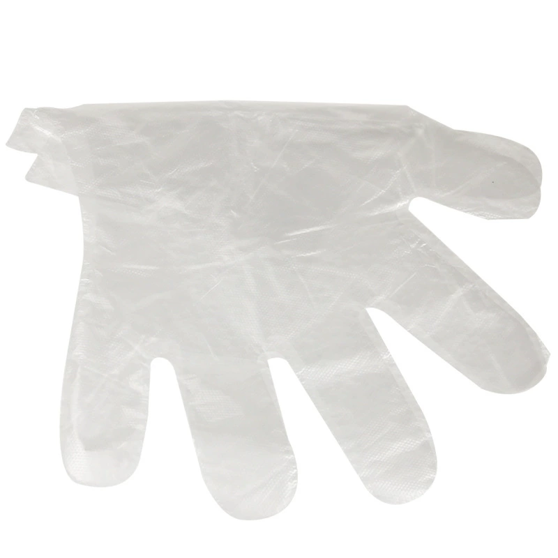Beilun River single-use PE gloves Thickened transparent film for catering beauty food hygiene 1000 pieces per pack