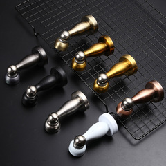 Directly supplied from the manufacturer, stainless steel door absorbers, silent anti-collision magnet door stops, stainless steel bedroom door ceiling door stoppers, door stoppers