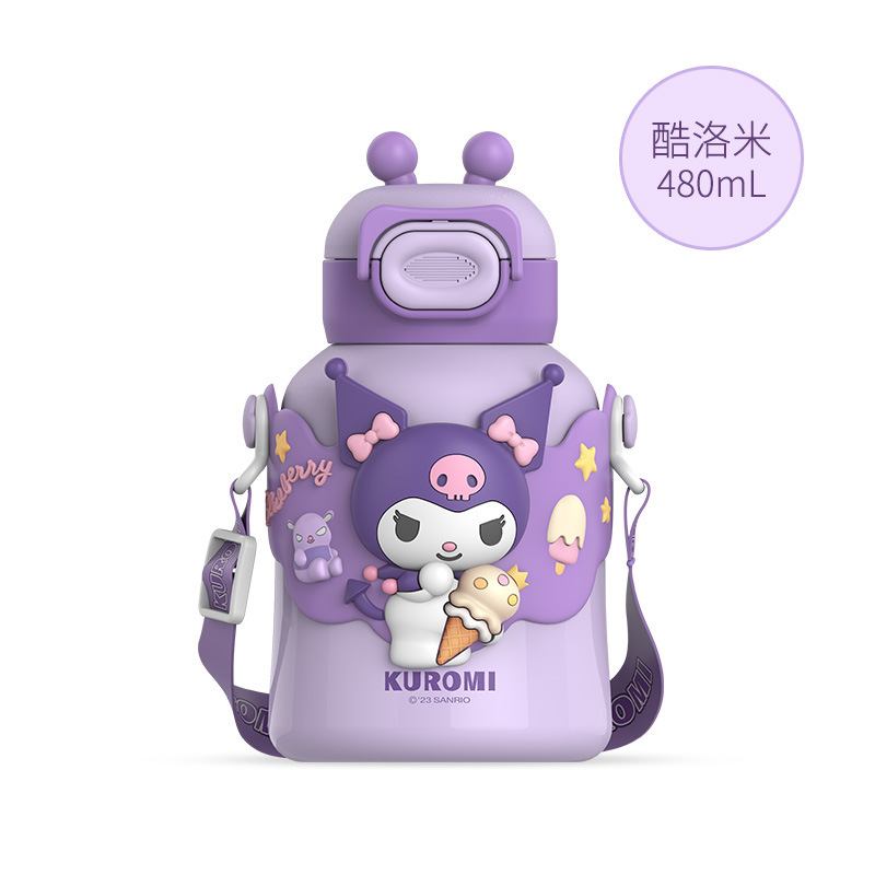 サンリオクロミ保温カップ2023新型コップ女子高颜値携帯保温ポット誕生日プレゼント|undefined