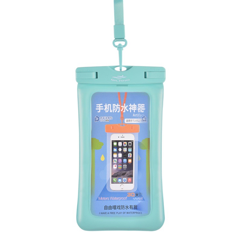 Large sealed waterproof case drifting Beach mobile phone waterproof bag transparent pvc takeaway mobile phone protective case Wholesale