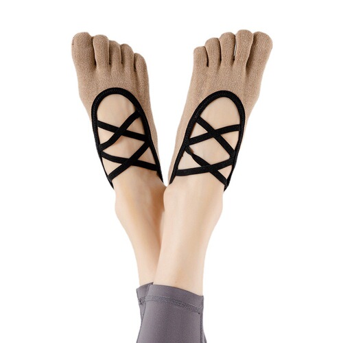 Xiaoyujiajia yoga socks five-finger socks women's non-slip socks professional thin Pilates sports fitness summer