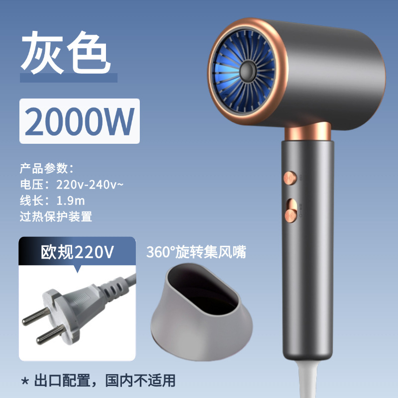 国境を越えたヘアドライヤー家庭用寮冷熱風マイナスイオンネット赤大出力ギャラリー電気ブローメーカー卸売り|undefined