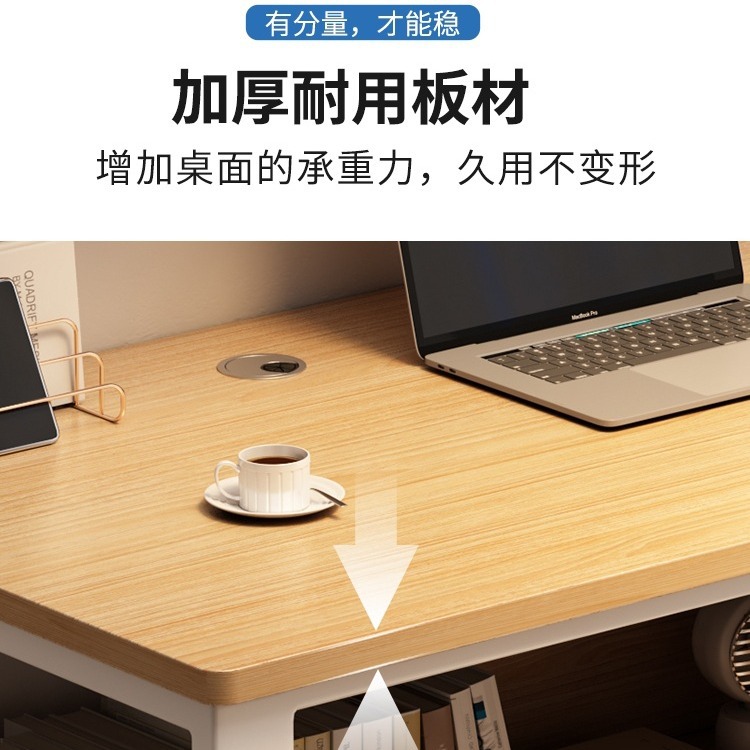 Mesa de escritorio, estante de libros para estudiantes de escuela secundaria, escritorio de escritorio simple para estudiantes de escuela secundaria, escritorio de computadora de estudio con cajón