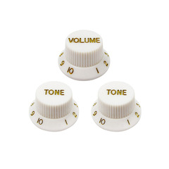 ST Electric Guitar Bass Guitar Knob Covers SQ Potentiometers Volume Tone Control Knobs Cover With Scale Components