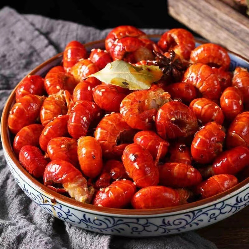 旬の活エビ、麻辣小龙虾の尾、新鮮で香ばしく、弾力があり、満たされるような食感、加熱してすぐに食べられる、食欲を満たすスナック、卸売業者向け、ガーリック風味|undefined